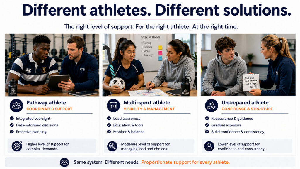 There Is No Such Thing as a “School Athlete” 8 Proportionate Intervention 1